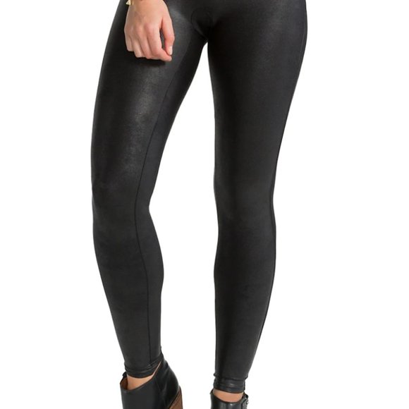 Spanx Faux Leather Leggings - Picture 1 of 6